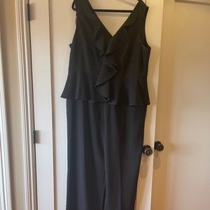 Eliza J black jumpsuit, 18 W